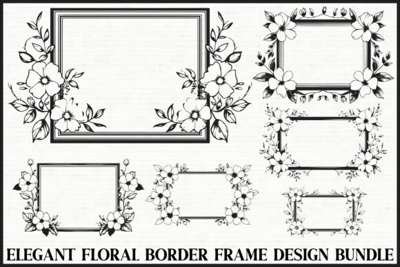 Download Elegant Floral Frame Bundle - Frame Collection