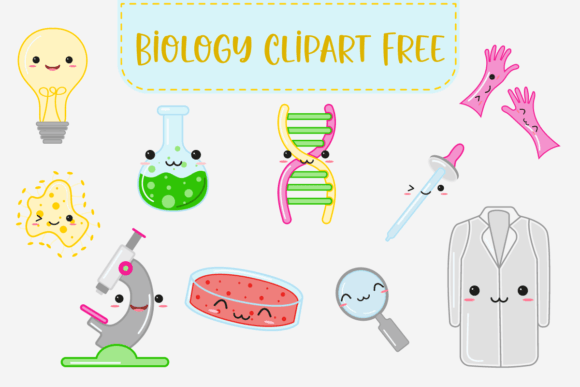 Download Biology Clipart Free - Premium Bundle