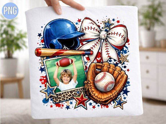 Download Baseball Bow Sports Photo Frame PNG - Frame Collection