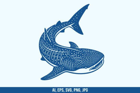 Download Whale Shark Vector SVG Design - Premium Bundle