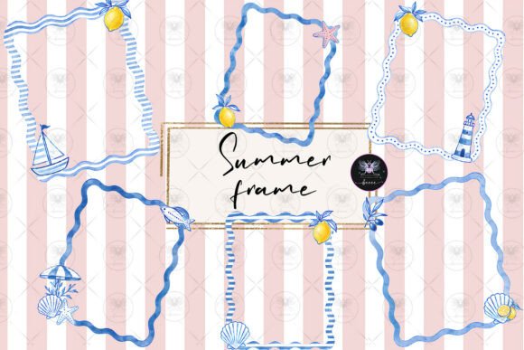 Download Summer Frame Clipart Watercolor - Frame Collection