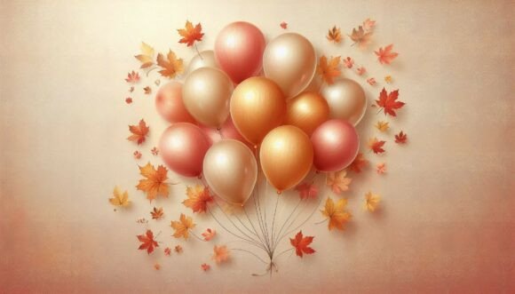 Download Elegant Autumn Balloons - Autumn Collection