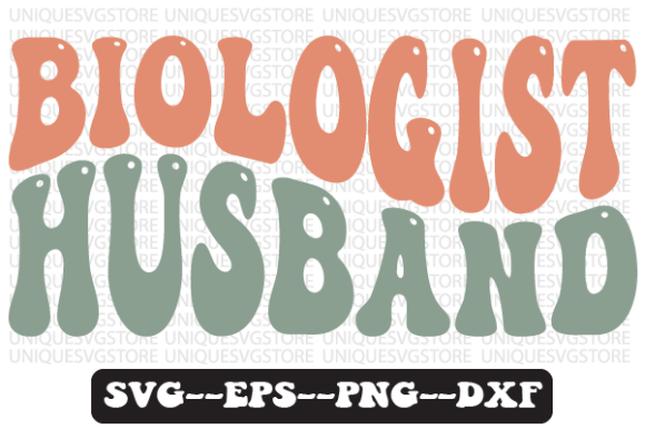 Download Biologist Husband Wavy Retro Svg Design - Premium Resources