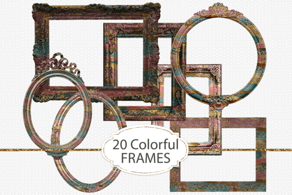 Download Vintage Style Art Frame Png Graphics - Frame Collection