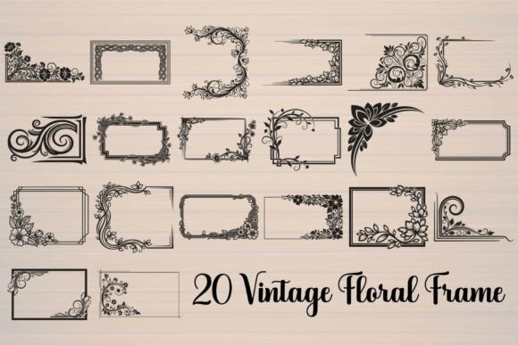 Download Vintage Floral Frame - Frame Collection
